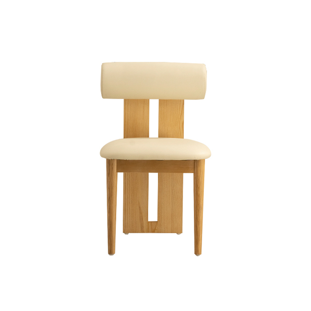 Poltrona lounge minimalista in pelle ippopotamo