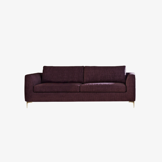 Set da soggiorno in tessuto rosso divano a due posti a 2 posti