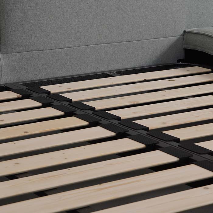 Struttura letto king size moderna e minimalista 