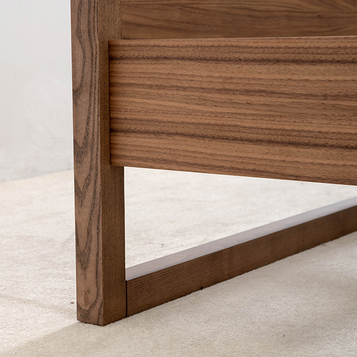 Letto Queen King in legno con testiera