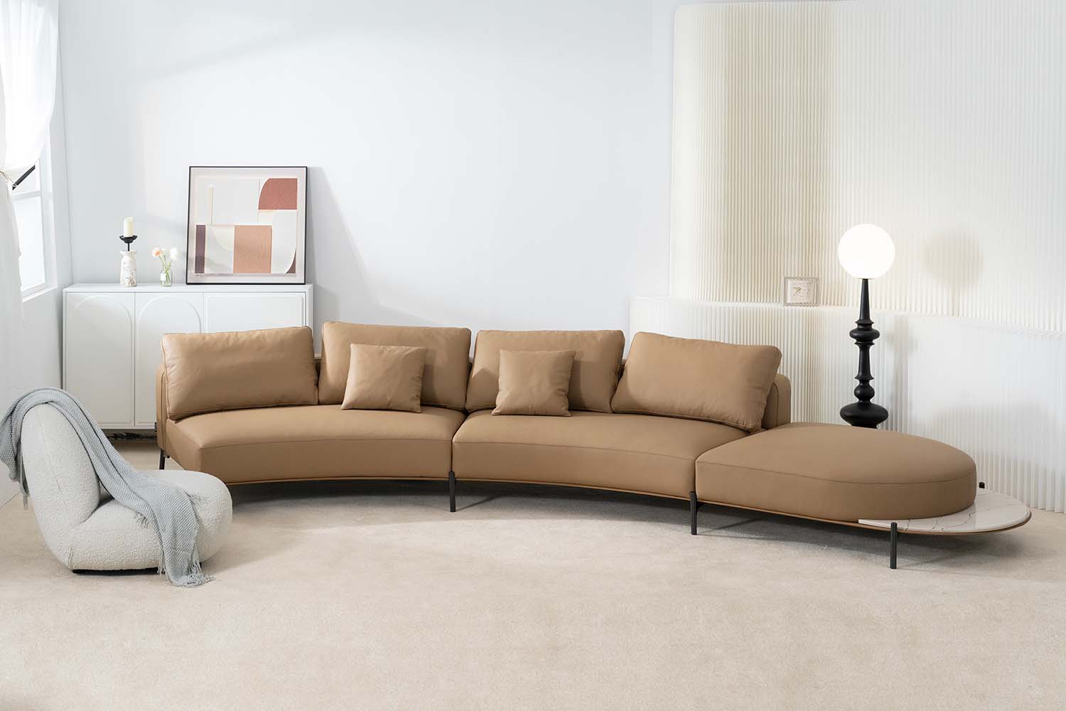 Lusso e artigianalità incontrano il comfort nei mobili in pelle personalizzati