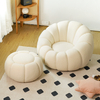 Poltrona girevole per divano pigro Pumpkin Sedia carina Nordic Cloud