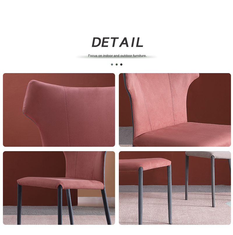 sedia da pranzo rosa