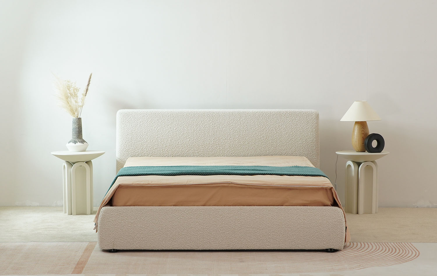 letto king size con piattaforma