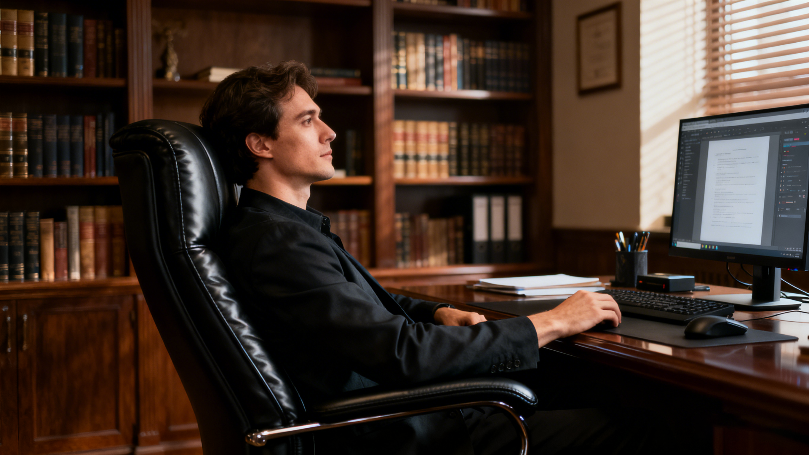 Migliora il tuo spazio di lavoro con una sedia da ufficio direzionale in pelle