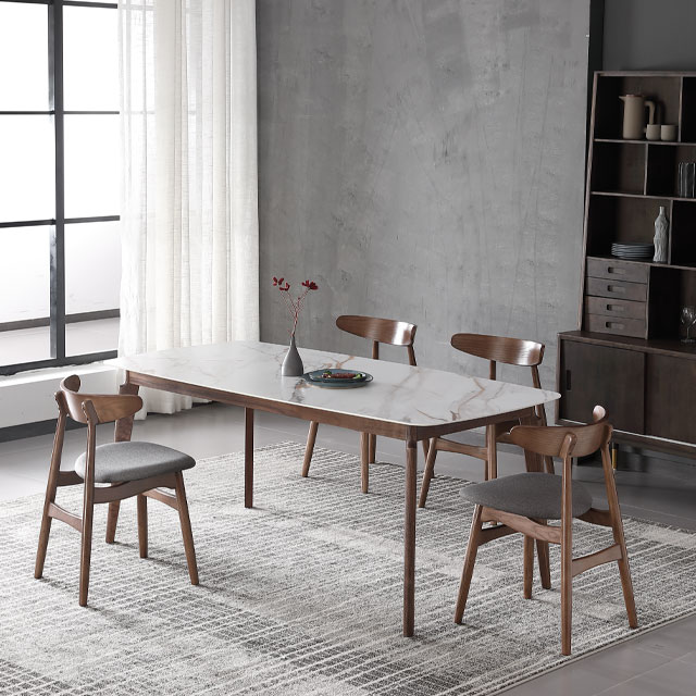 set di 4 sedie da tavolo alte