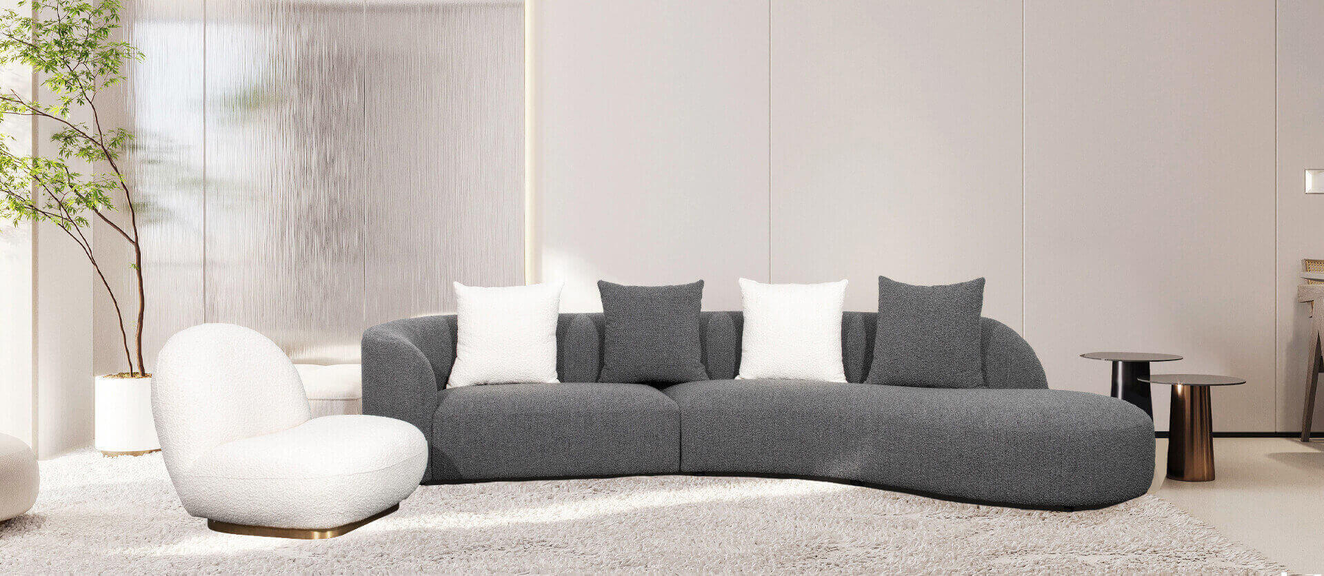 set di divani moderni